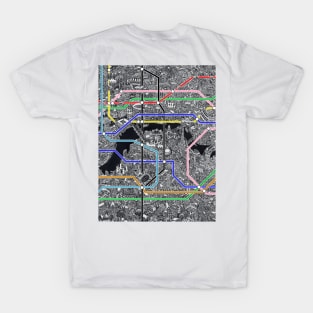 London city Metro subway map T-Shirt